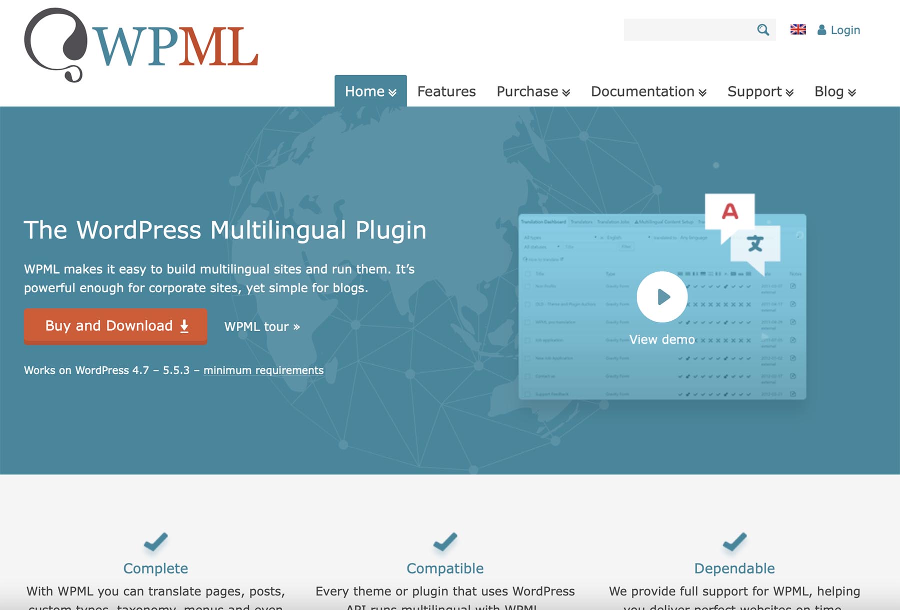 WPML Homepage